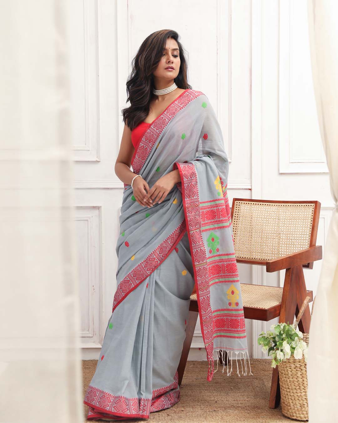 SLATE GRACE (SAREE)