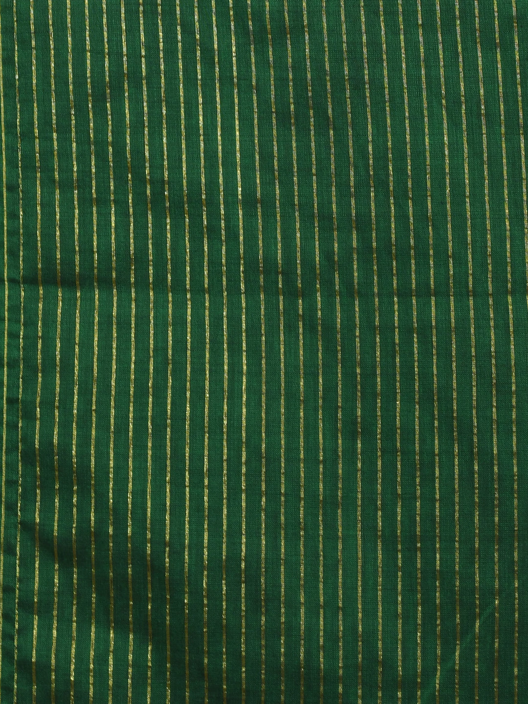 Green Striped Daily Wear  Saree
