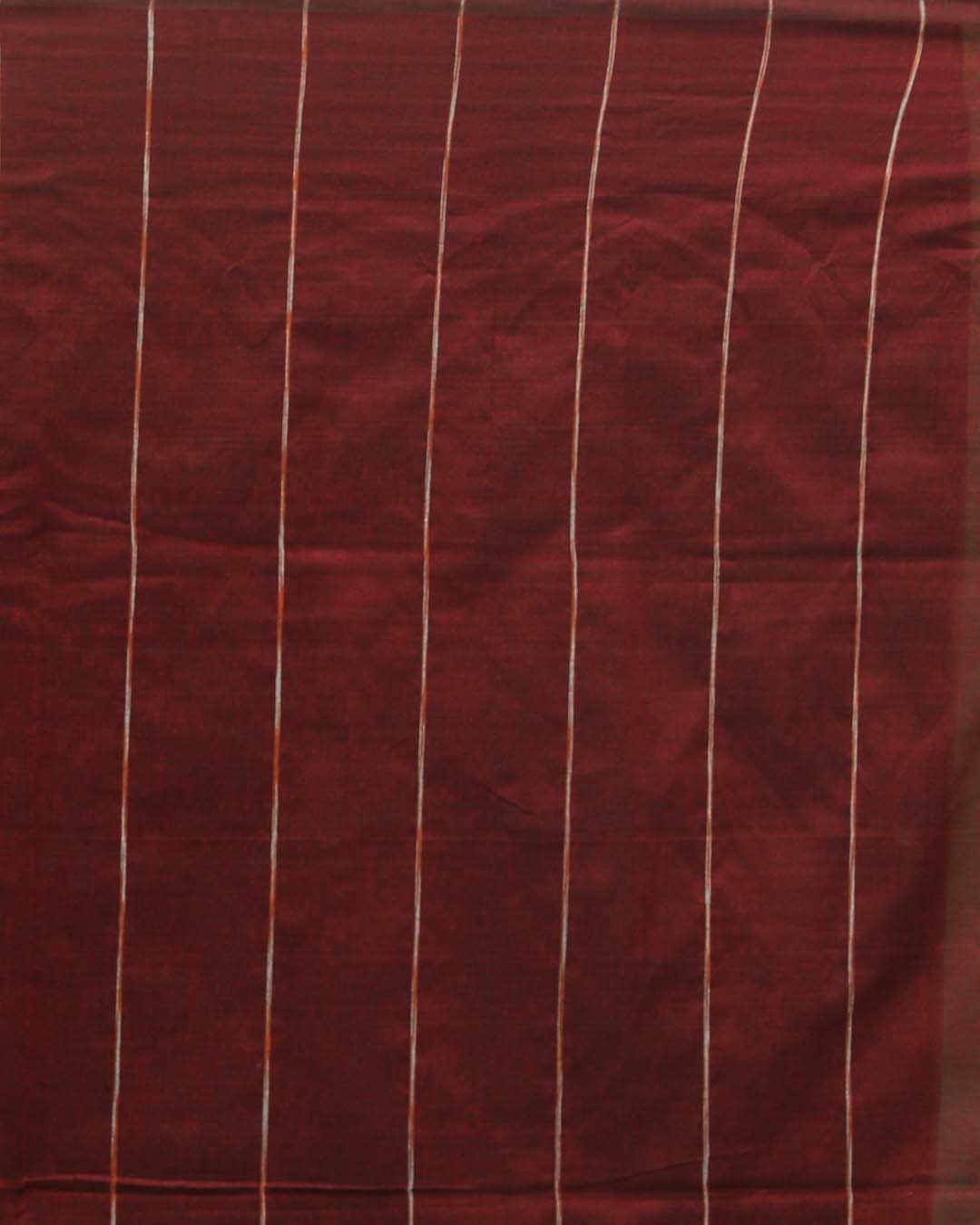 Maroon Solid Work Wear  Saree