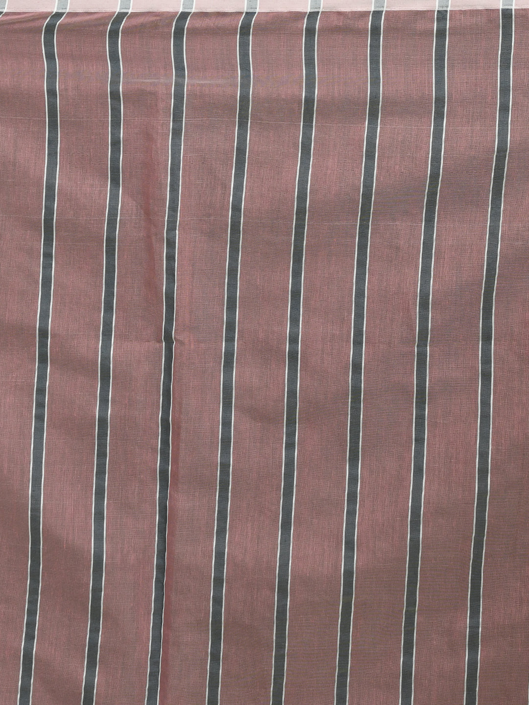 Pink Striped Daily Wear  Saree