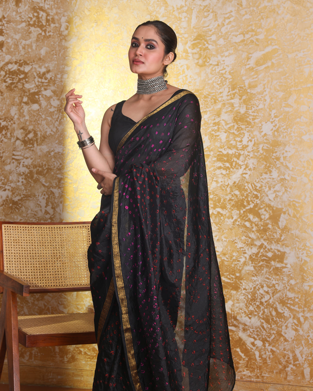 NOIR BANDHANI GRACE (SAREE)