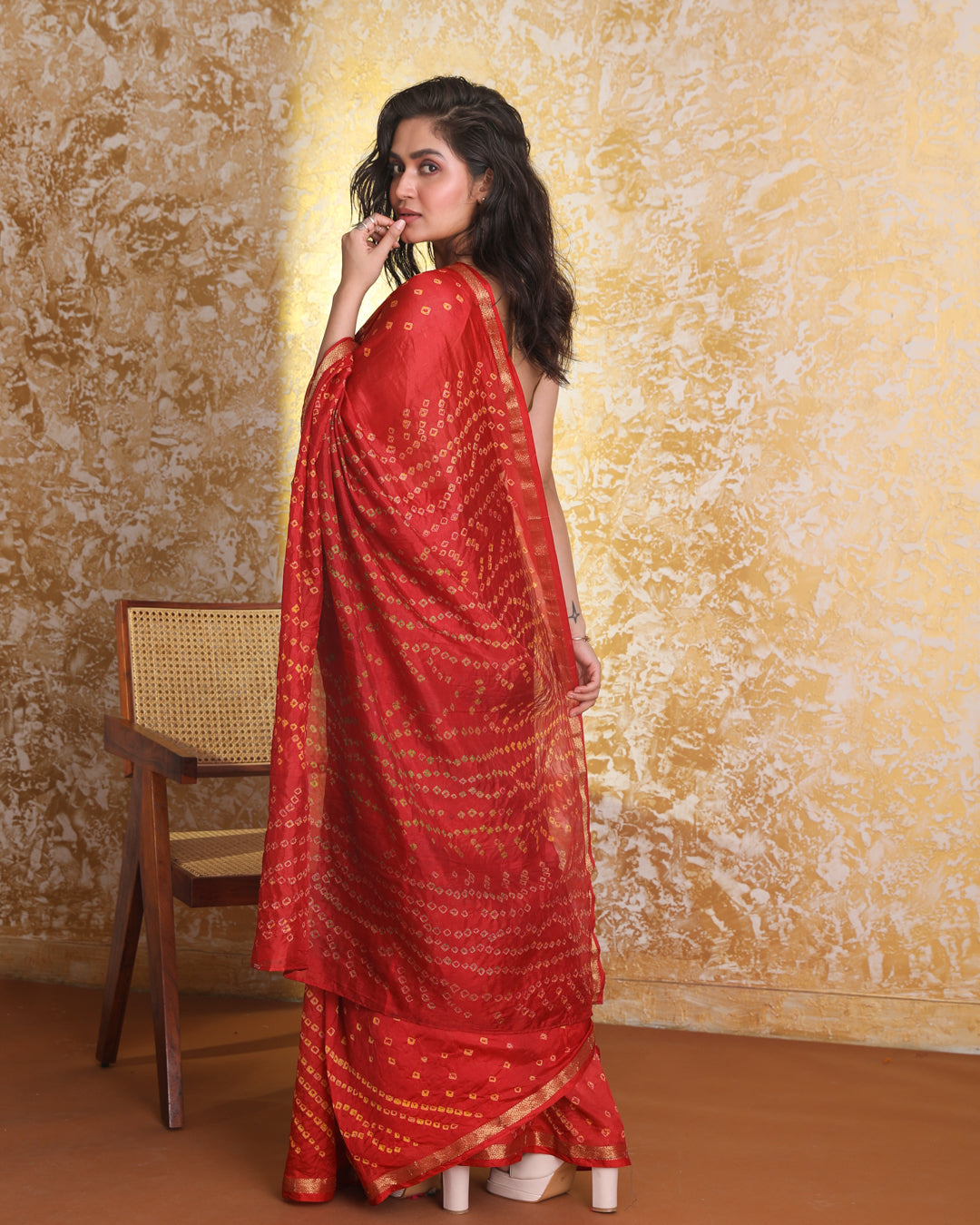 FIERY BANDHANI CHARM (SAREE)