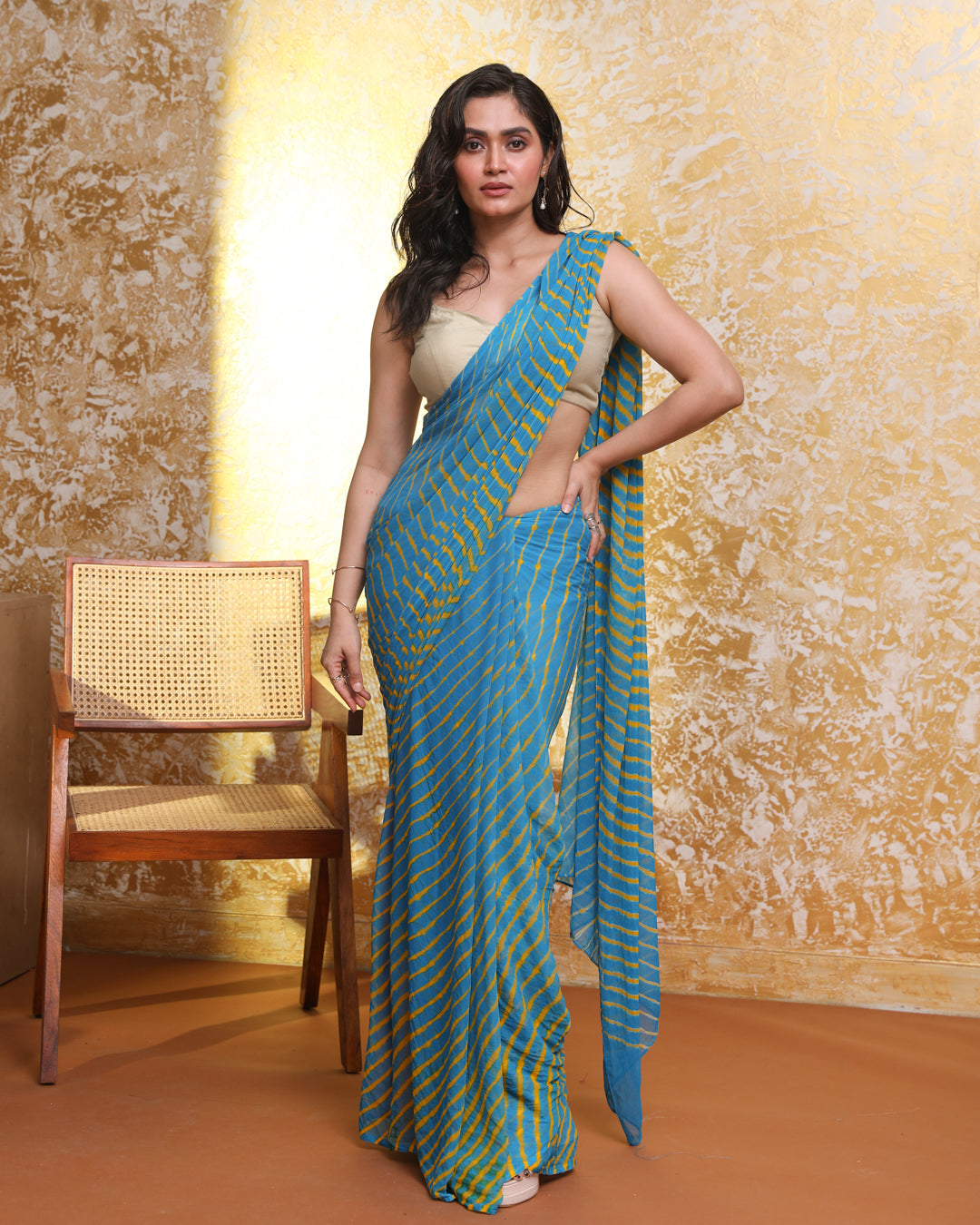 ICY BLUE DELIGHT (SAREE)