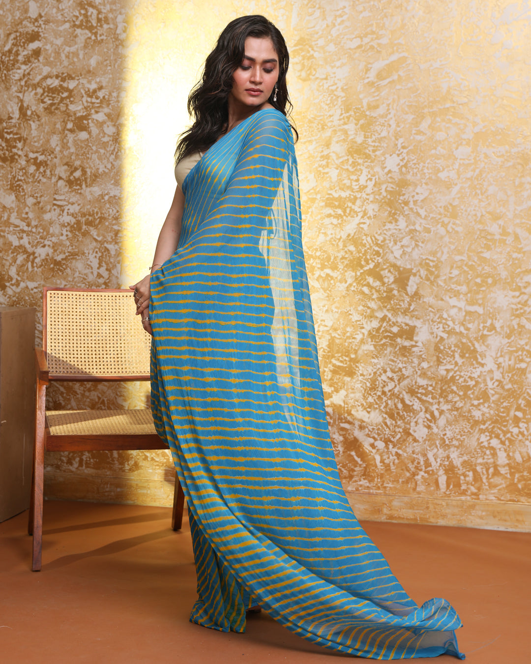 ICY BLUE DELIGHT (SAREE)