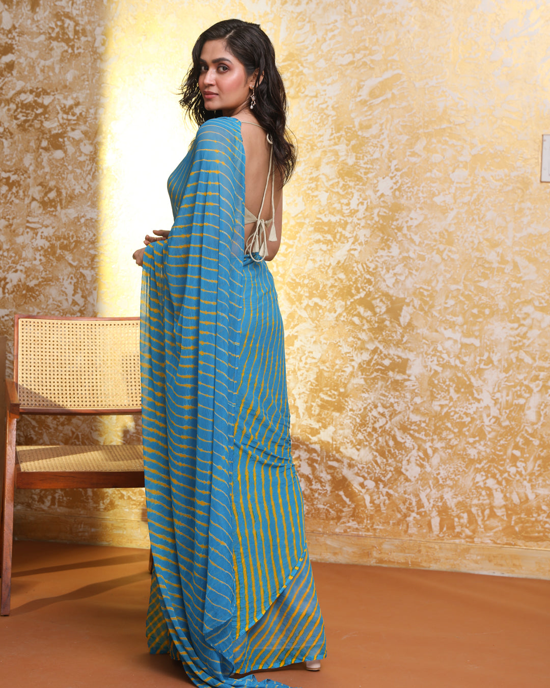 ICY BLUE DELIGHT (SAREE)