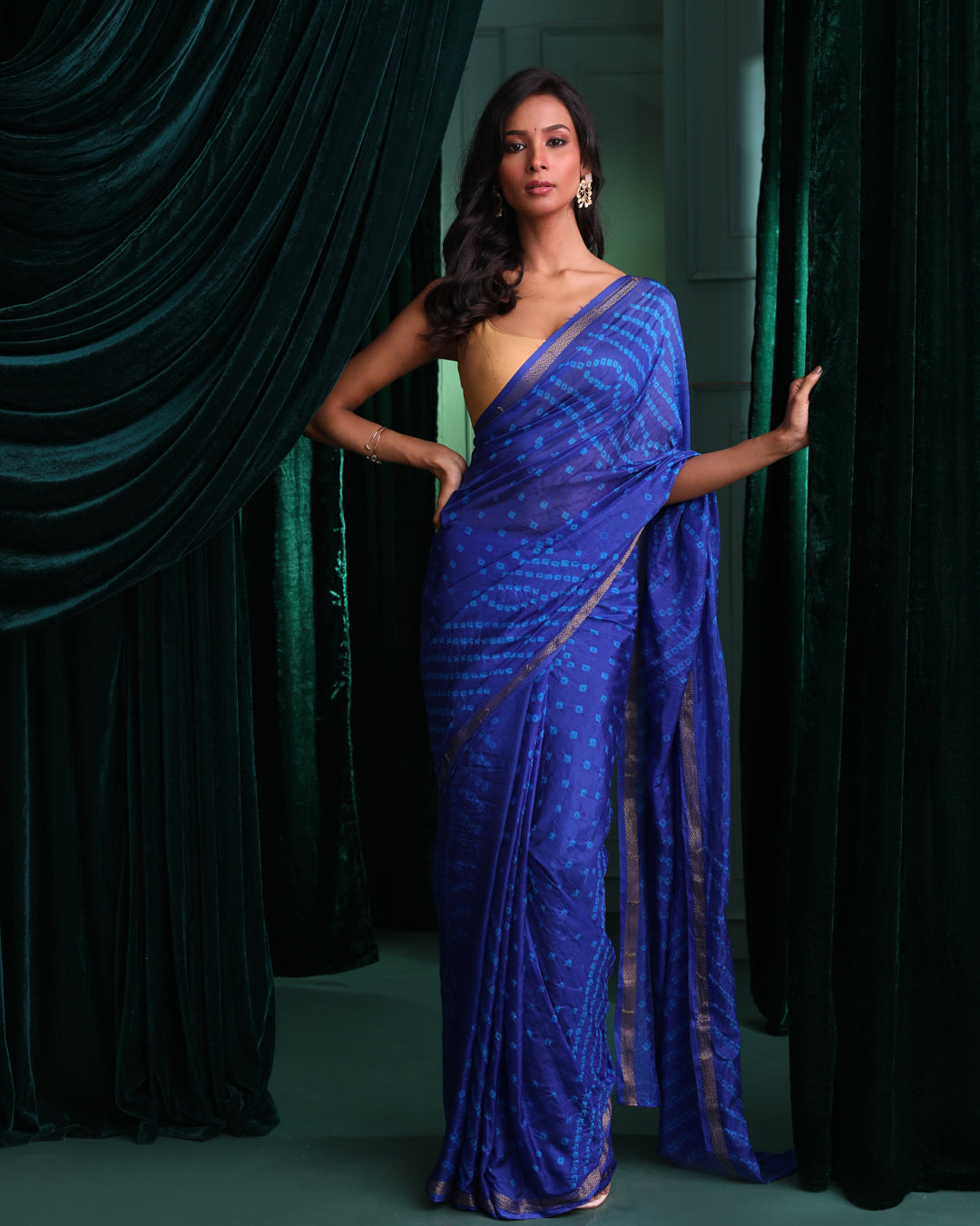 AZURE BANDHANI BLISS (SAREE)