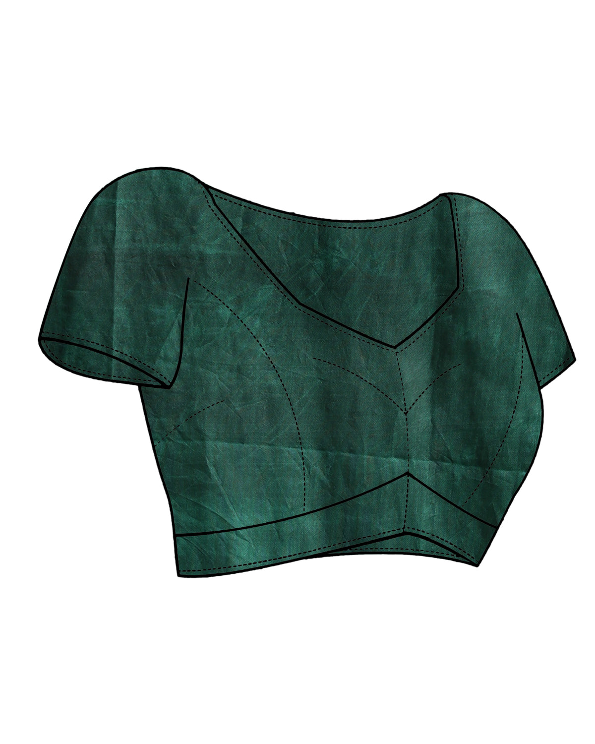 Bandhani Green Printed  Wear  Saree