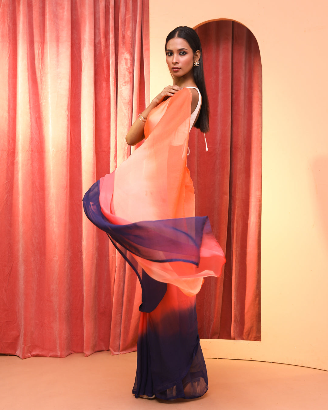 VIBRANT MIRAGE (OMBRE  SAREE)