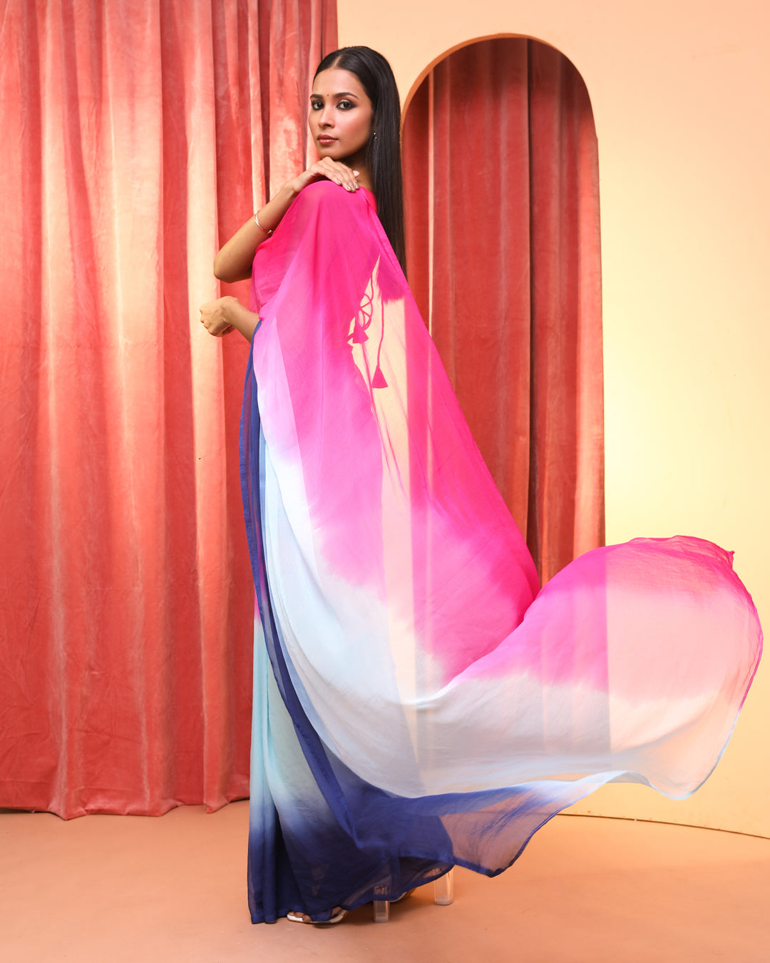 OCEANIC OMBRE (OMBRE  SAREE)