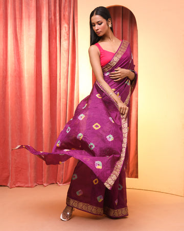 REGAL BANDHANI BLISS (BANDHANI  SILK SAREE)