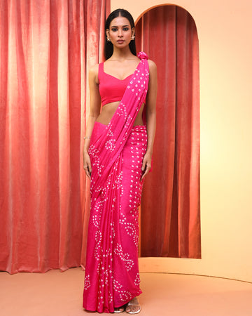 TANISHKA (BANDHANI  SAREE)