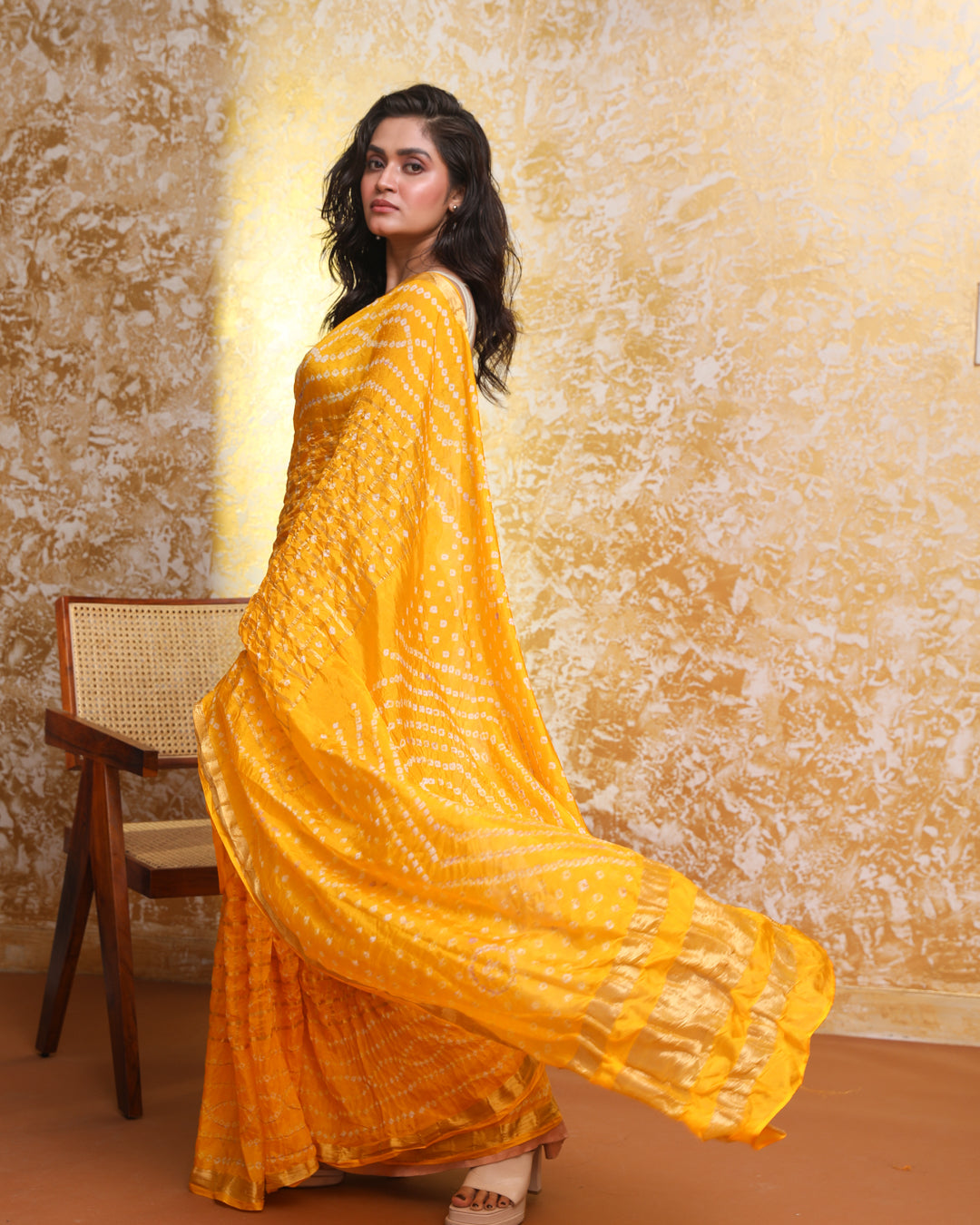 SUNLIT BANDHANI (SAREE)