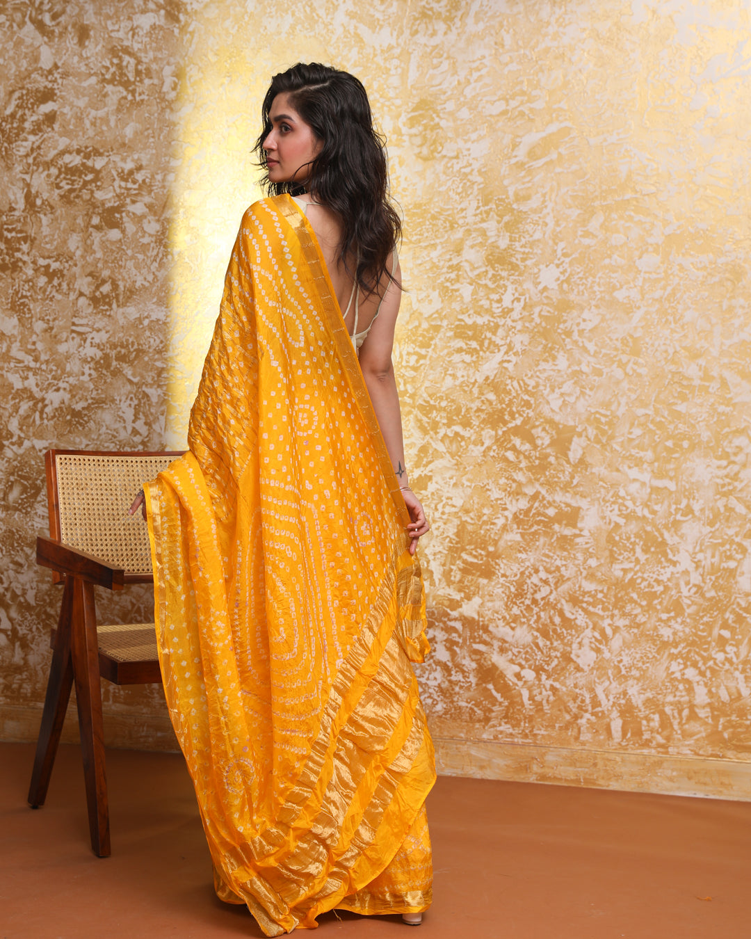 SUNLIT BANDHANI (SAREE)