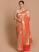 RED BANARASI (BANARASI LIVA SAREE)