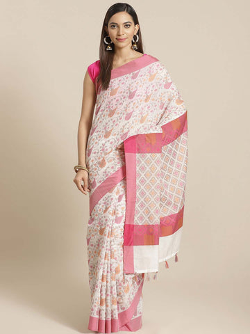 COTTON ROSE (BANARASI LIVA SAREE)
