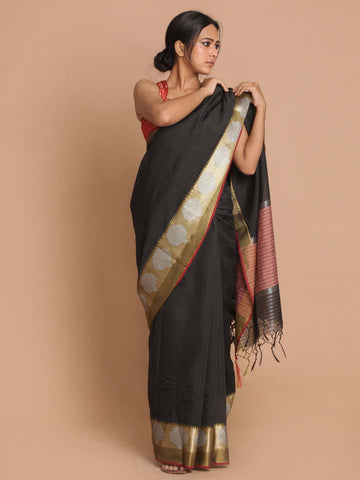 EBONY ESSENCE (BANARASI LIVA SAREE)