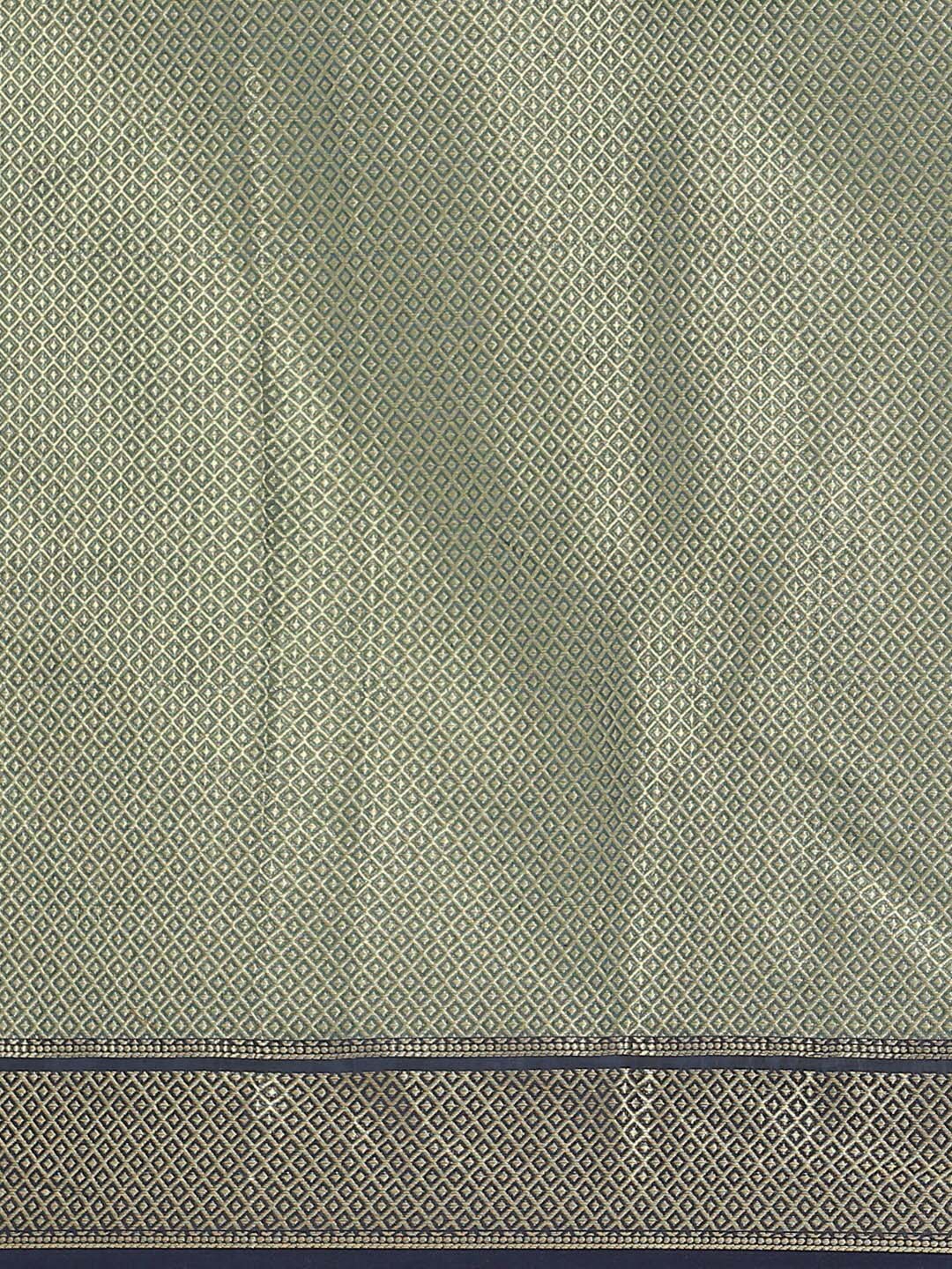 Indethnic Banarasi Beige Woven Design Work Wear Saree - Saree Detail View