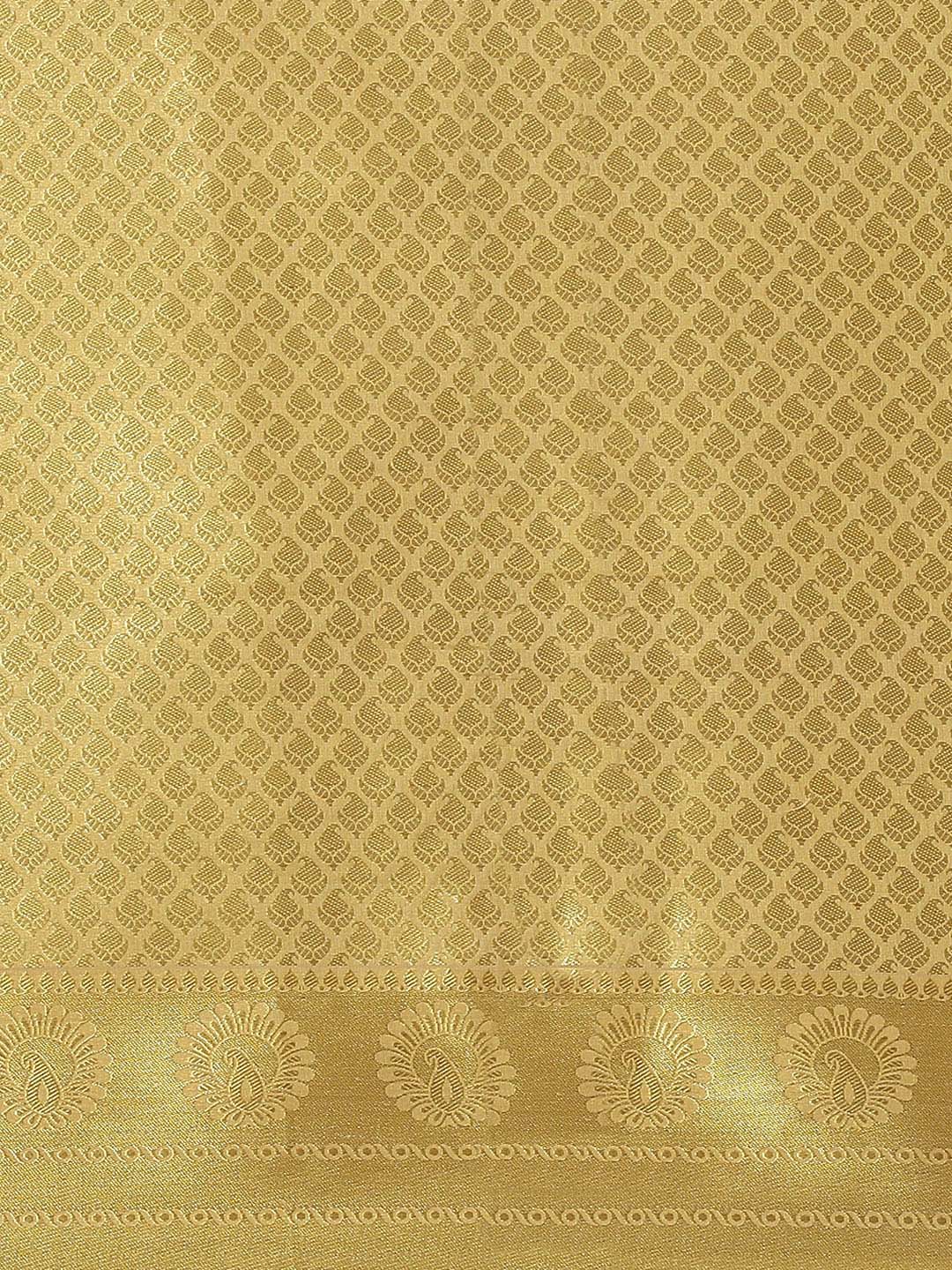 Indethnic Banarasi Gold Woven Design Festive Wear Saree - View 2