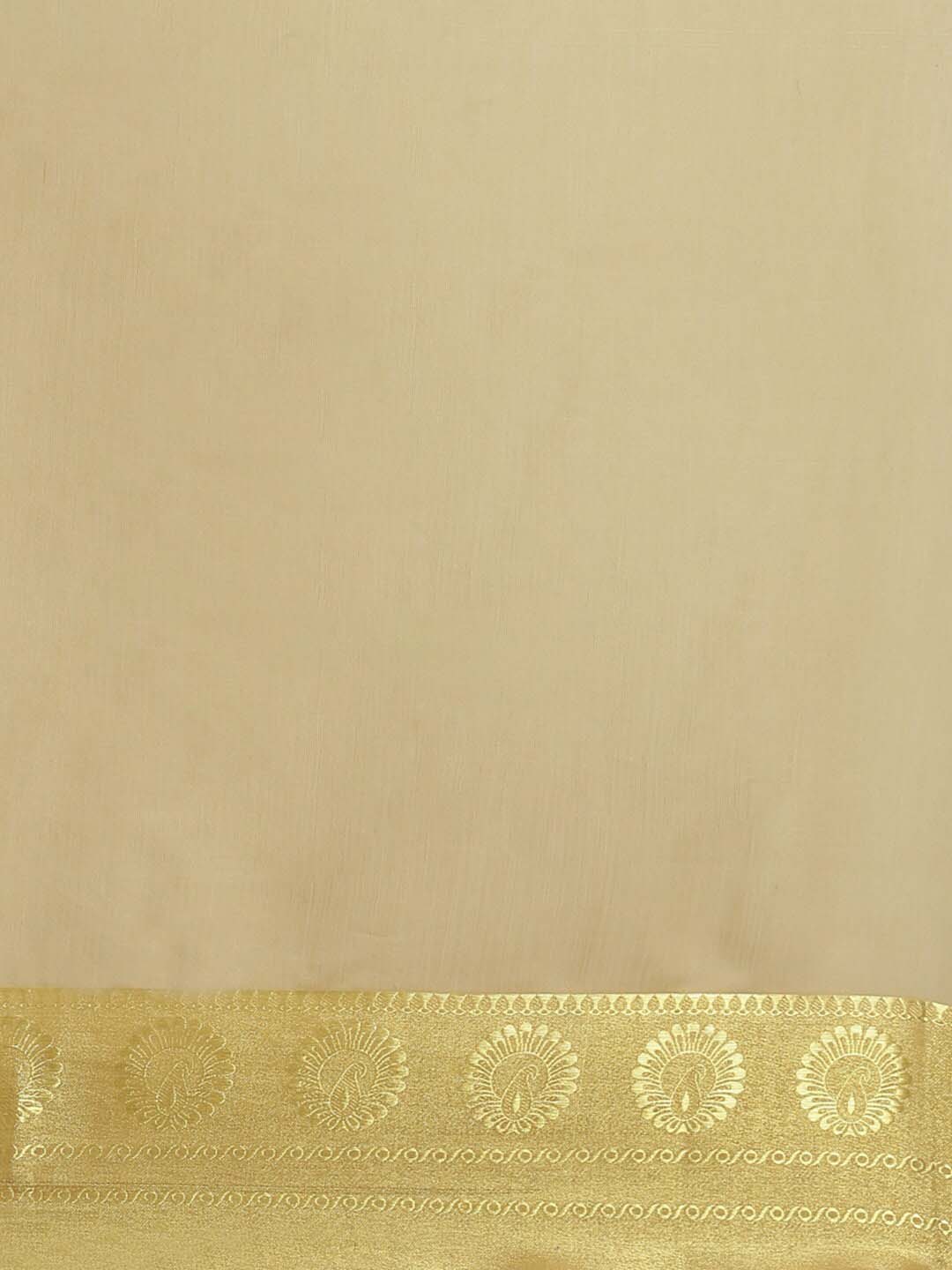 Indethnic Banarasi Gold Woven Design Festive Wear Saree - Saree Detail View