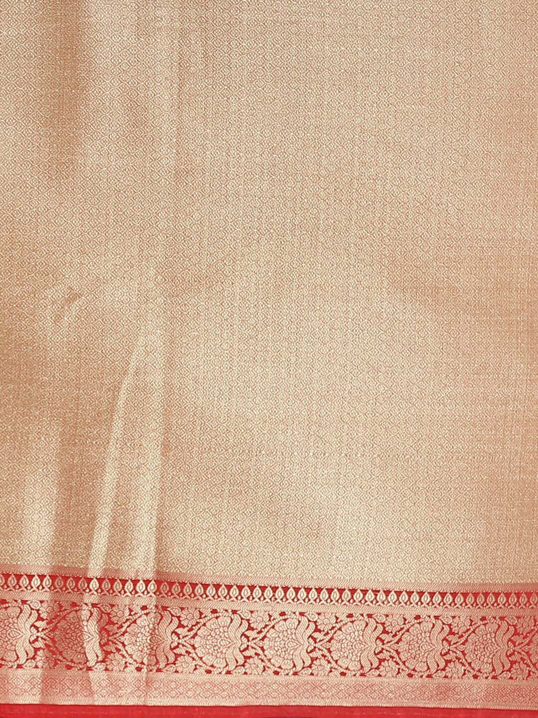 Indethnic Banarasi Gold Woven Design Festive Wear Saree - Saree Detail View