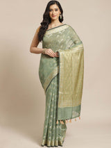 TIMELESS GOLDEN HOUR (BANARASI LIVA SAREE)