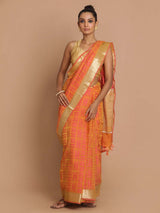 HARMONIOUS MUSTARD (BANARASI LIVA SAREE)