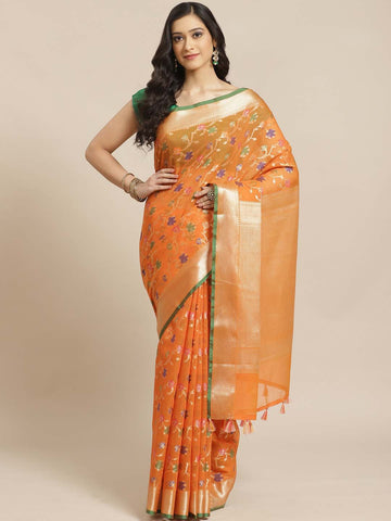 TROPICAL TANGO (BANARASI LIVA SAREE)