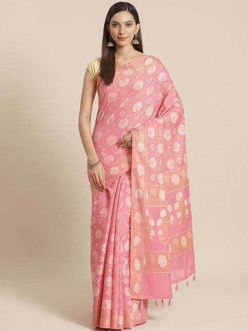 FLORAL DARLING (BANARASI LIVA SAREE)