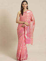 VISION IN PINK (BANARASI LIVA SAREE)
