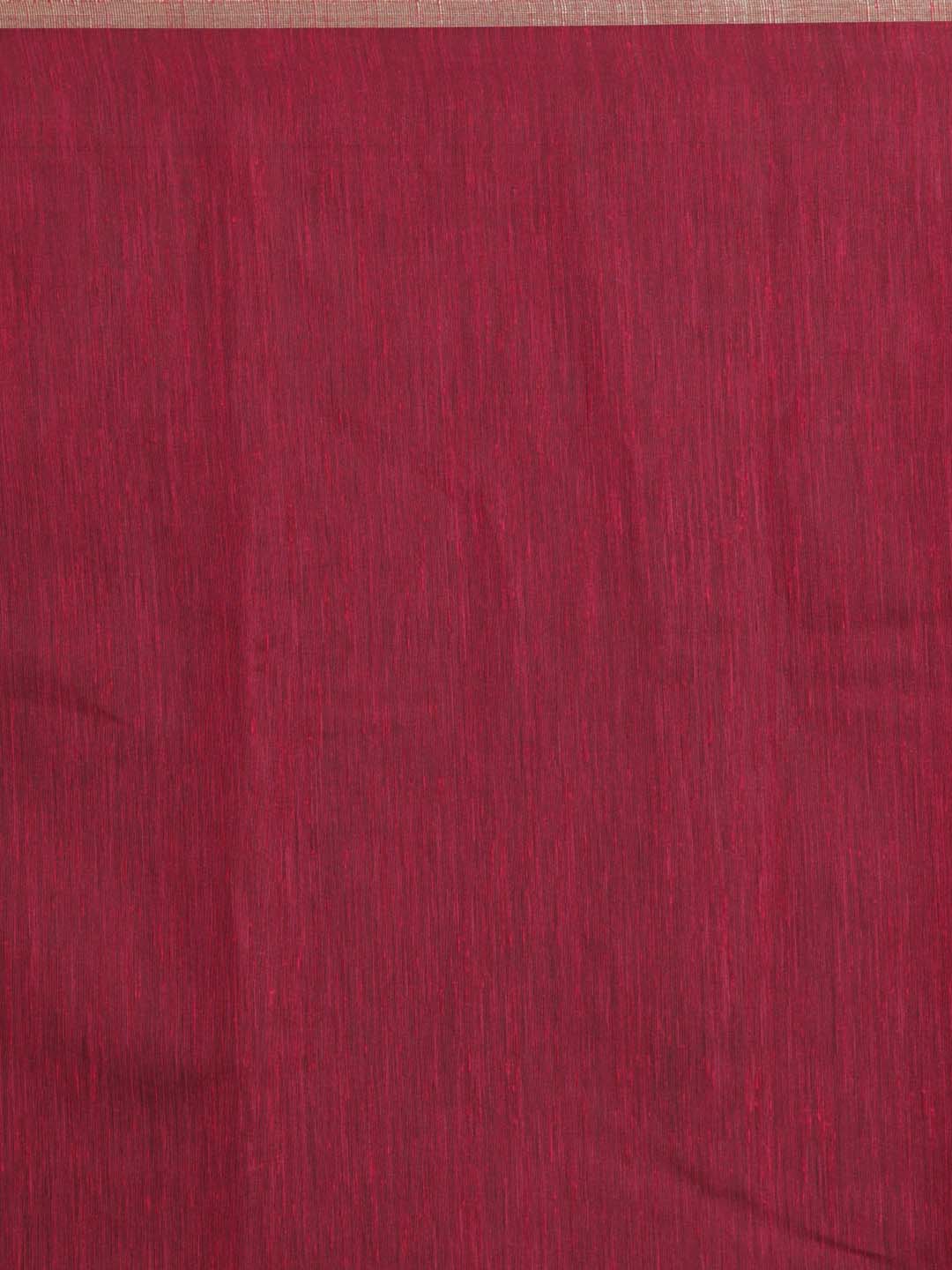 Indethnic Banarasi Brown Solid Daily Wear Saree - Saree Detail View