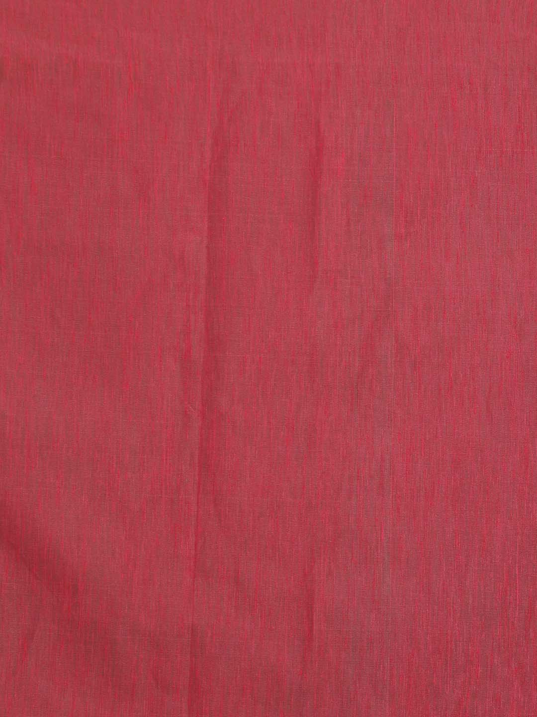 Indethnic Banarasi Magenta Solid Daily Wear Saree - Saree Detail View