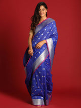 OCEAN OF STARS (BANARASI ART SILK SAREE)