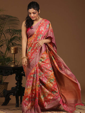 FESTIVAL MIRAGE (BANARASI COTTON BLEND SAREE)