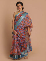 BLOSSOM BLOOM (BANARASI ORGANZA SAREE)