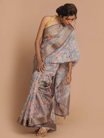 MARMALADE PALM (BANARASI ORGANZA SAREE)