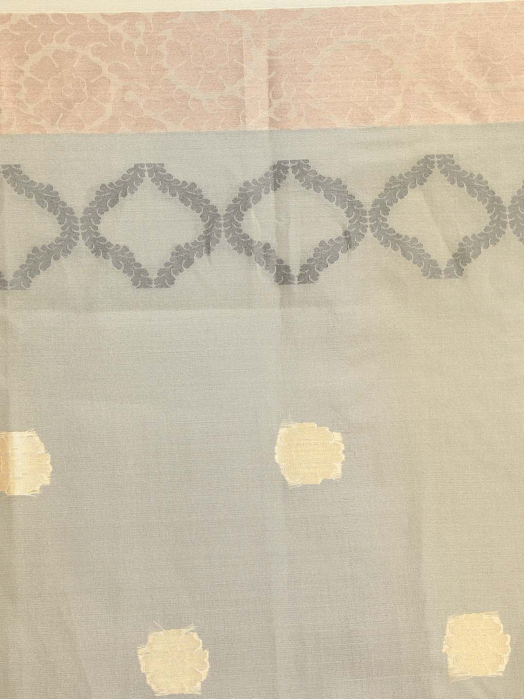 Indethnic Banarasi Beige Woven Design Party Wear Saree - Saree Detail View