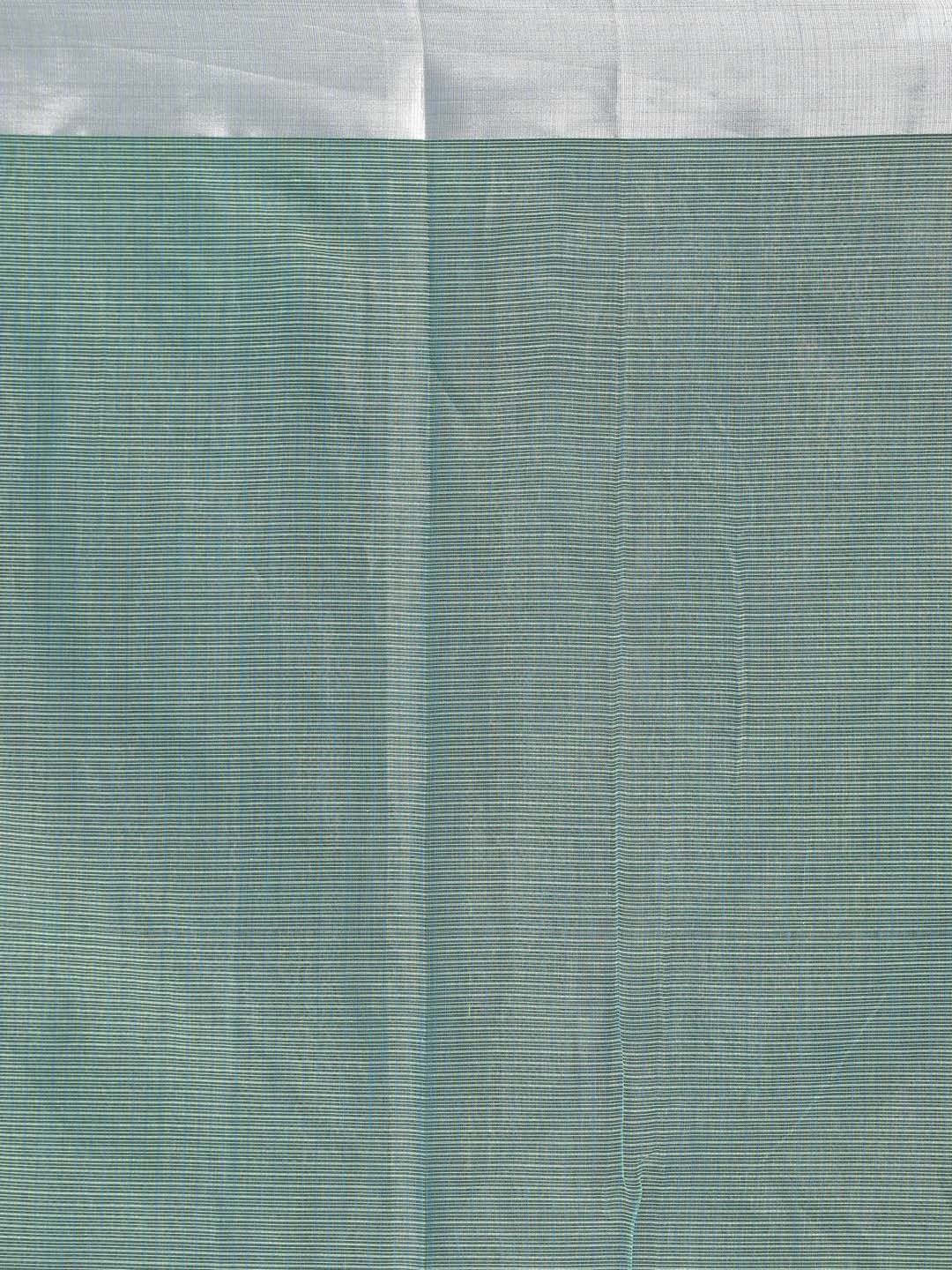 Indethnic Kota Sea Green Solid Work Wear Saree - Saree Detail View