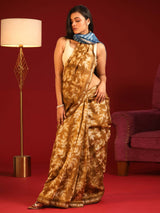 GOLDEN AURA (CHANDERI SILK COTTON SAREE)