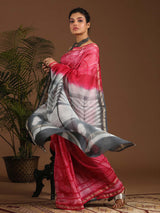 PETAL GLOW (CHANDERI SILK COTTON SAREE)