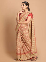 MAROON HARMONY (HANDLOOM 100% PURE COTTON SAREE)