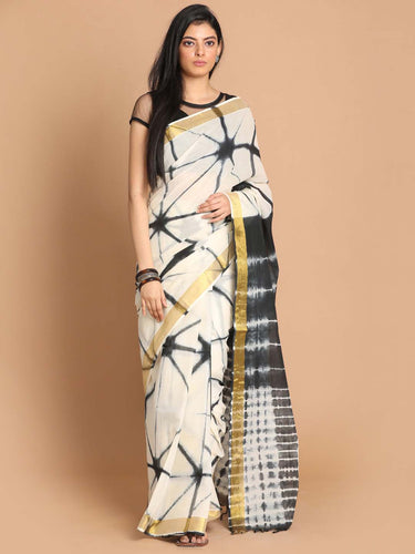 Printed Pure Cotton Saree in Multi