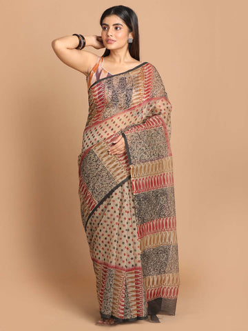 NOIR ELEGANCE (NET COTTON BLEND SAREE)