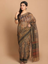 GOLD RADIANCE (NET COTTON BLEND SAREE)
