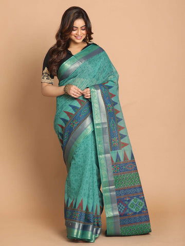 JADE WHISPER (GADWAL COTTON BLEND SAREE)