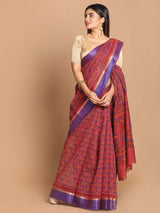FUCHSIA FLAIR (GADWAL COTTON BLEND SAREE)