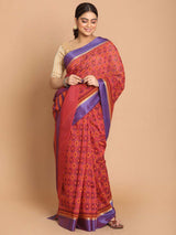 MAGENTA BLOOM (GADWAL COTTON BLEND SAREE)