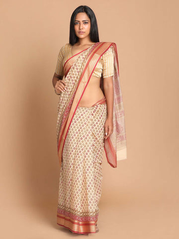 MAROON MYSTIQUE (GADWAL COTTON BLEND SAREE)