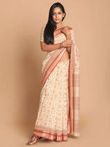 CRIMSON WHISPER (GADWAL COTTON BLEND SAREE)
