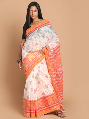 CITRUS GLOW (GADWAL COTTON BLEND SAREE)
