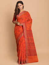 AUTUMN GLOW (GADWAL COTTON BLEND SAREE)